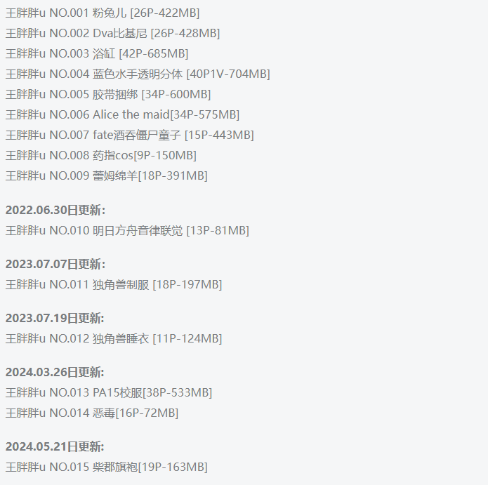 王胖胖 u（铁打萌萌_moi）作品合集：以真实感打破身材焦虑的二次元新人