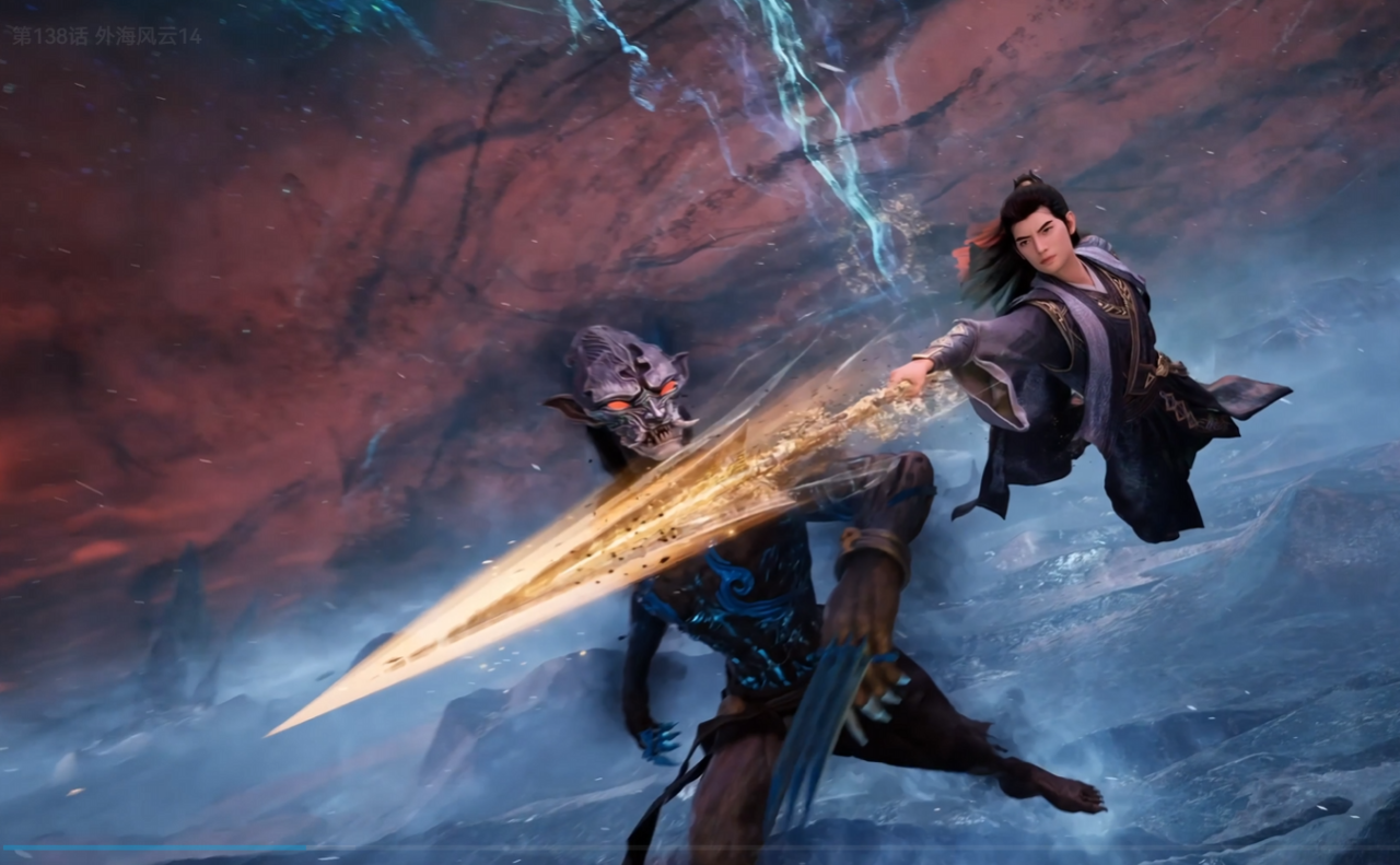 《凡人修仙传》138 集：韩立温天仁巅峰斗法，八门金光镜惊艳全场